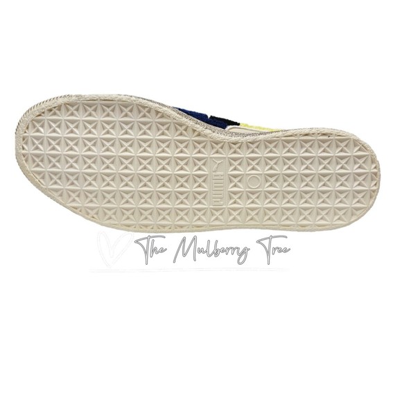 Puma Make History Now Clyde Mid x Black Fives Jr Sneaker Creme Brulee Size 7C 38 - Picture 5 of 12